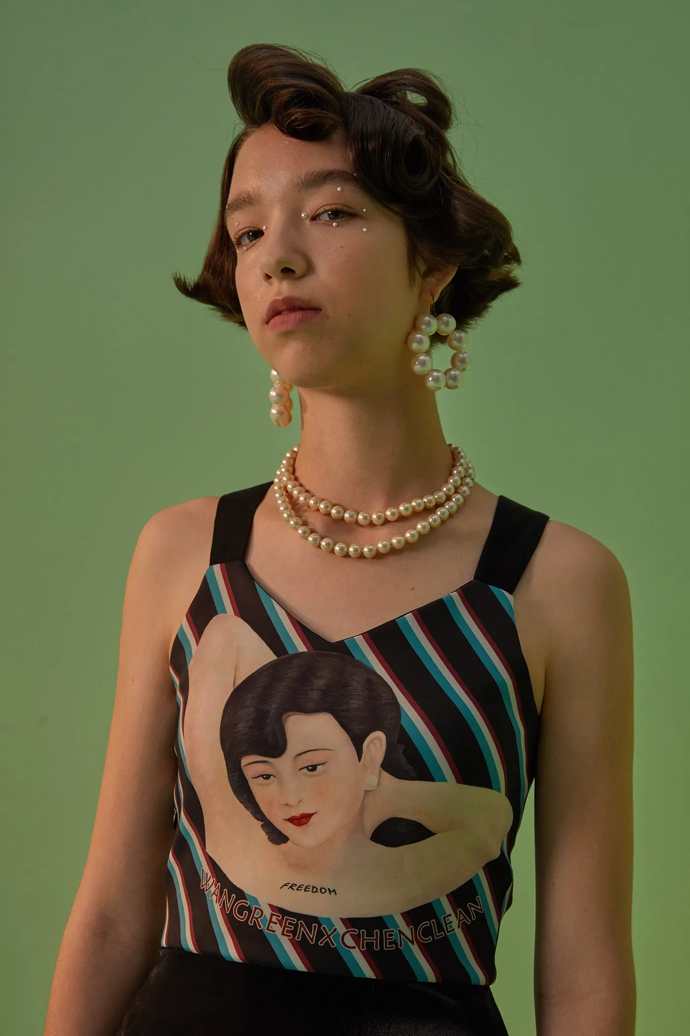 WXC | Silky Printed Midi Dress