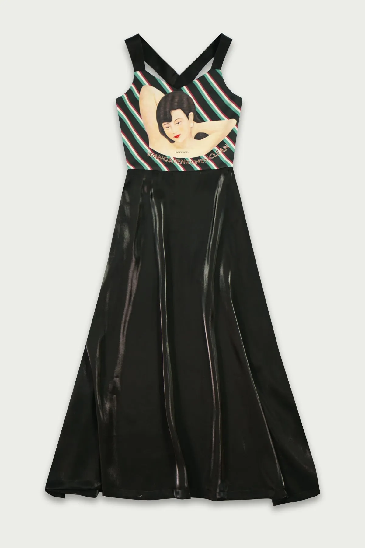 WXC | Silky Printed Midi Dress