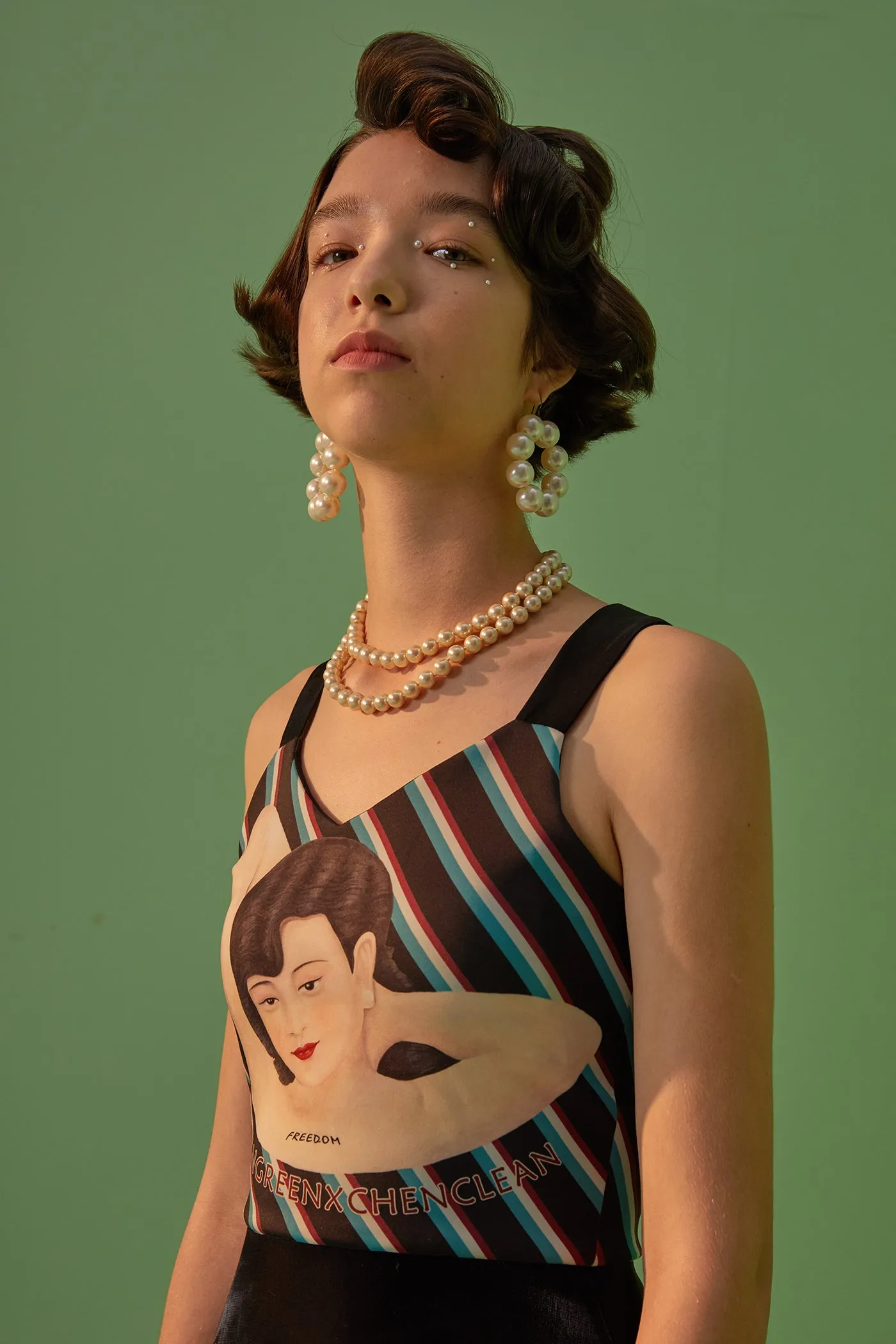 WXC | Silky Printed Midi Dress