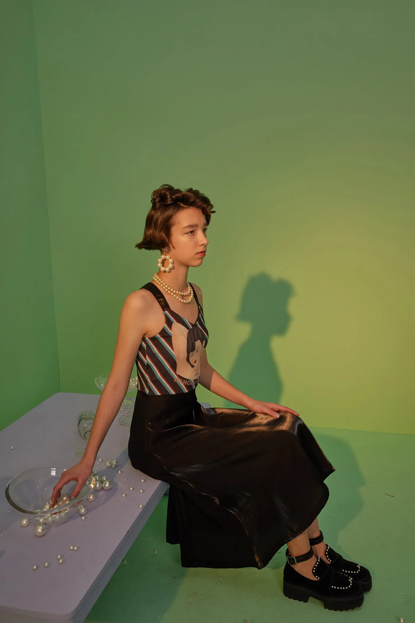 WXC | Silky Printed Midi Dress
